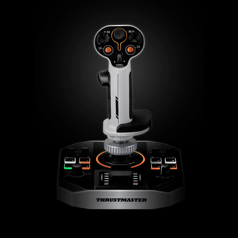 Thrustmaster Sol-R 2 Hosas Space Sim Duo – Dual Flight Stick Set For Pc – 88 Action Buttons, Magnetic Precision (H.e.a.r.t) & Ambidextrous Design