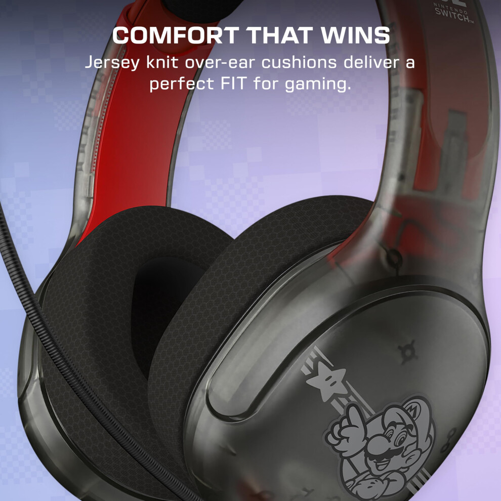 Turtle Beach Airlite Fit Mario Star Wired Gaming Headset Officially Licensed For Nintendo Switch 2 And Nintendo Switch, And Nintendo Switch Oled – F