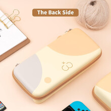 GeekShare Tricolor Cat Carry Case Compatible with Nintendo Switch/Switch OLED - Portable Hardshell Large Capacity Travel Carrying Case fit Switch Con