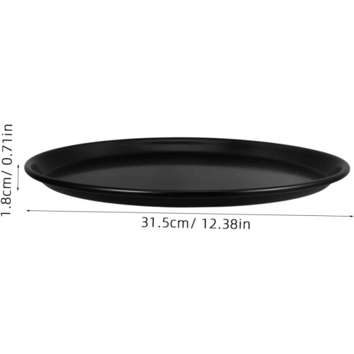 Microwave Crisper Pan Non Stick Pizza Baking Tray Kitchen Round Baking Tray Versatile Multi-functional Microwave Cookware 1