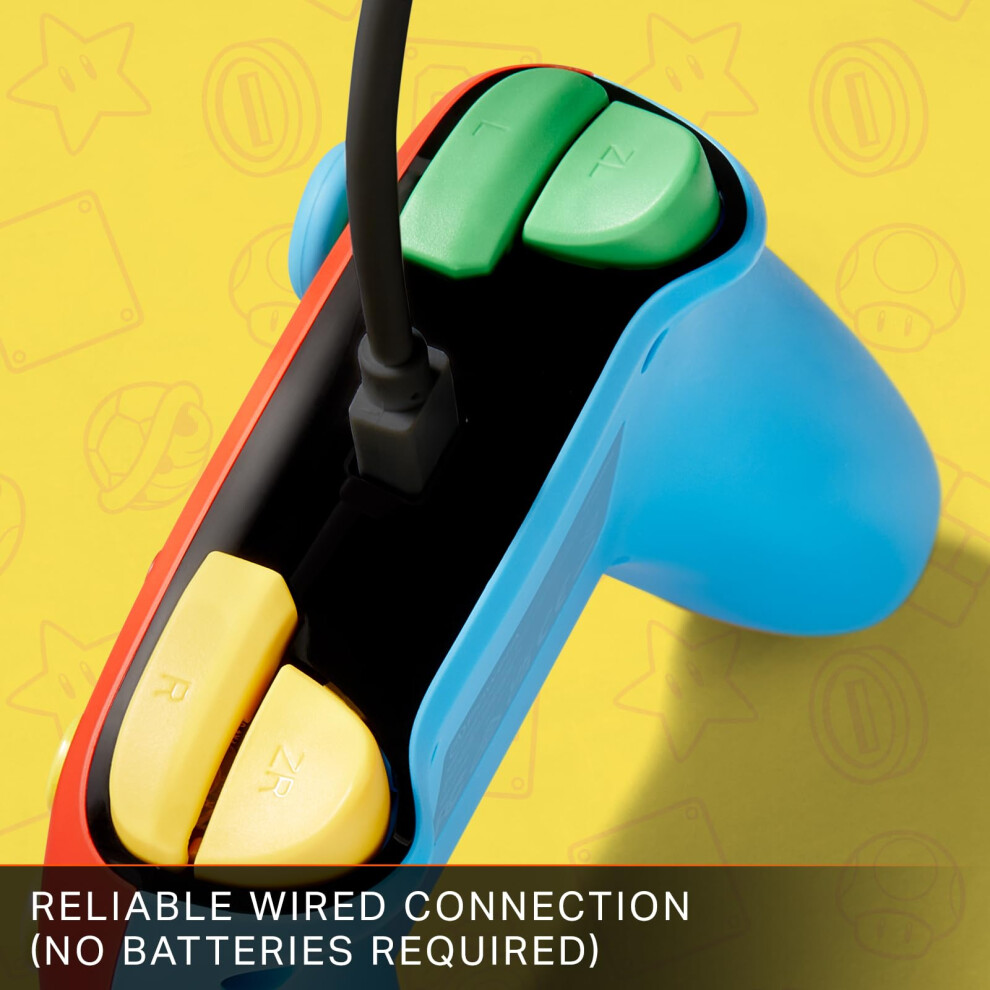Powera Nano Wired Controller For Nintendo Switch Oled - Mario Medley, Gamepad, Officially Licensed 5001630361269