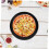 Microwave Crisper Pan Non Stick Pizza Baking Tray Kitchen Round Baking Tray Versatile Multi-functional Microwave Cookware 5