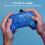 Turtle Beach Turtle Beach Afterglow Wave Blue Wired RGB Gaming Controller. Officially Licensed for Nintendo Switch 2 5