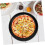 Microwave Crisper Pan Non Stick Pizza Baking Tray Kitchen Round Baking Tray Versatile Multi-functional Microwave Cookware 7