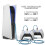 Compatible with PS5 controller, C charging cable, cable, 3m compatible with Sony Playstation 5, Microsoft Xbox Wireless Controller blue-black 2