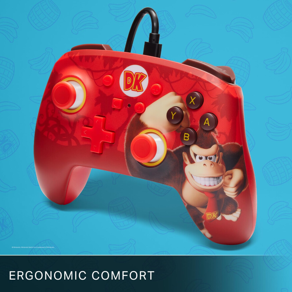 Powera Enhanced Wired Controller For Nintendo Switch And Oled Model, Advance Gaming Buttons, 3.5Mm Stereo Jack And Anti-Friction Rings, Official: Don 5006434708968