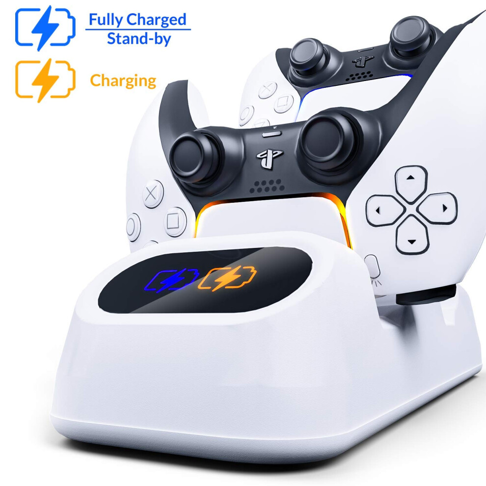 Controller Charging Dock Stand Playstation 5 Dualsense, Nintendo Switch Pro & Switch 2, Xbox Series X|S, Amazon Luna Google Stadia Dual Usb-C Charger 5000008149546