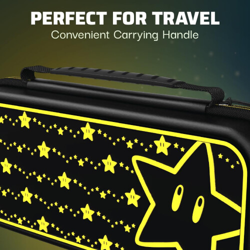 PDP Travel Case Plus Glow Super Star Nintendo Switch