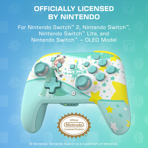 Turtle Beach Turtle Beach Rematch Wireless Controller: Rosalina – Officially Licensed for Nintendo Switch 2 1
