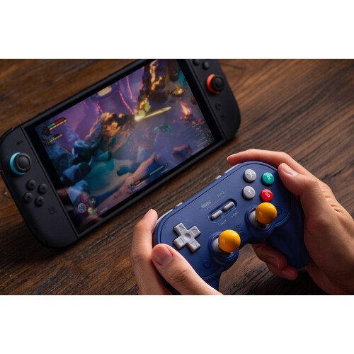 8BitDo Pro 3 Bluetooth Controller for Switch/Switch 2 – TMR Joysticks, Swappable ABXY Buttons, Pro Back Buttons, Charging Dock, Hall Effect Triggers 2