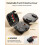 JSAUX Charging Grip for Switch 2 JoyCon, Built-in Battery & Playing While Charging, Ergonomic Controller Charger Handle Grip Set for Nintendo Switch 4