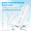 Remote Controller for Wii, TechKen Built-in 2 in 1 Motion Plus with Silicon Case and Nunchuck (White) 4
