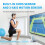 Remote Controller for Wii, TechKen Built-in 2 in 1 Motion Plus with Silicon Case and Nunchuck (White) 6