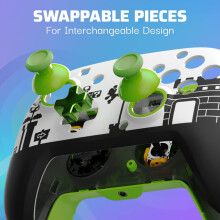 PDP Switch Rematch Wired controller SUPER MARIO Officially Licensed by Nintendo - Customizable buttons, sticks, triggers, and paddles - Ergonomic Con