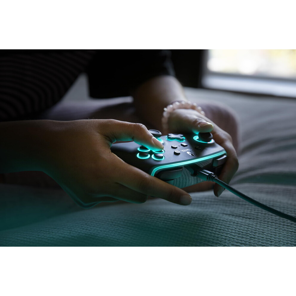 Powera Spectra Enhanced Wired Controller For Nintendo Switch, Gamepad, Wired Video Game Controller, Gaming Controller, Officially Licensed, -Up Light 5007592053655