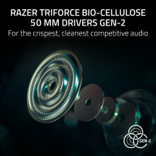 Razer BlackShark V3 Pro for PlayStation - Wireless Active Noise Cancellation Esports Headset ANC - TriForce 50 mm Drivers - HyperSpeed 2,4 GHz - THX