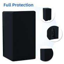 Mcbazel Dust Cover for Xbox Series X Console, Anti Scratch protective Cover Sleeve Soft Dust Guard for Xbox Series X Console - Black