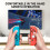 Replacement Button Caps for Switch Joycon, 4PCS Thumbsticks Protector Covers for Switch/Lite White Silicone Protective Accessories for Joystick 3D Gr 6