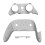 eXtremeRate Top Bottom Decorative Trim Shell Compatible with ps5 Edge Controller DIY Replacement Front Back Clip Shell, Custom Clear Black Plates Cov 3