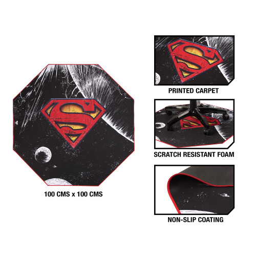 Subsonic MULTI - GAMING FLOOR MAT SUPERMAN (Electronic Games) 2