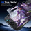 WSKEN for Nintendo Switch 2 7.9'' 2025 Screen Protector - [Auto Dust-Remove Alignment] 9H Tempered Glass HD Full Coverage Military Grade Shatterproof 3
