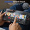 WSKEN for Nintendo Switch 2 7.9'' 2025 Screen Protector - [Auto Dust-Remove Alignment] 9H Tempered Glass HD Full Coverage Military Grade Shatterproof 6