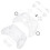 eXtremeRate Full Set Shell Buttons for Xbox One Elite Series 2 Controller, Clear Replacement Faceplate Back Plate Bottom Shell Case with Buttons for 4