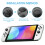 Replacement Button Caps for Switch Joycon, 8PCS Thumbsticks Protector Covers for Switch/Lite Silicone Protective Accessories for Joystick 3D Grips Ca 3