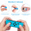 Replacement Button Caps for Switch Joycon, 8PCS Thumbsticks Protector Covers for Switch/Lite Silicone Protective Accessories for Joystick 3D Grips Ca 6