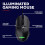GXTrust 1109 Vylax Gaming Mouse with 6 Programmable Buttons, Advanced Software, Multicolour LED Lighting, 200-6400 DPI, 1.5m USB Cable, Illuminated R 2