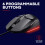 GXTrust 1109 Vylax Gaming Mouse with 6 Programmable Buttons, Advanced Software, Multicolour LED Lighting, 200-6400 DPI, 1.5m USB Cable, Illuminated R 3