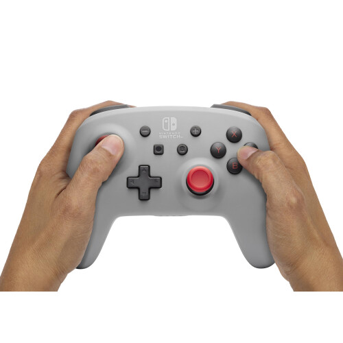 PowerA Wireless Controller for Nintendo Switch - Retro Grey, Nintendo Switch - OLED Model, Nintendo Switch Lite, Gamepad, game controller, Bluetooth 1