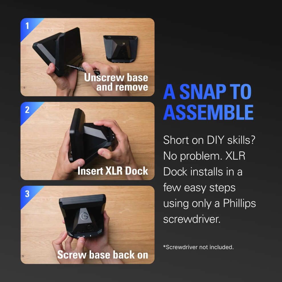 Elgato Xlr Dock Mk.2 Â Audio Interface Accessory For Stream Deck +, 80Db Gain, Phantom Power, Clipguard, Onboard Effects, Usb-C, Works With Any Xlr 5002075828676