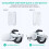 Noiposi Battery Head Strap 7500mAh for Meta Quest 3S/3/Quest 2,Double Knobs Adjustable Elite Strap Replacement,VR Accessories Strap Enhanced Support 2