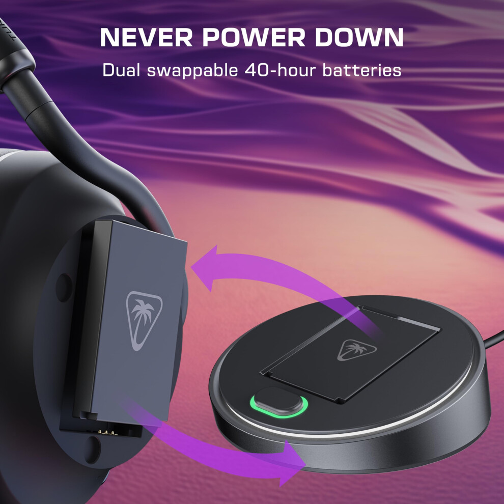 Turtle Beach Stealth Pro Ii Premium Wireless Gaming Headset For Xbox Series X Or S, Ps5 And Pc - Dolby Atmos Spatial Audio, Active Noise Cancel Black
