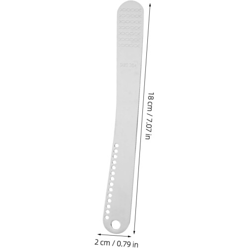 Dough Measuring Ruler Pastry Rolling Tool Stainless Scale Straight Edge Tool 1