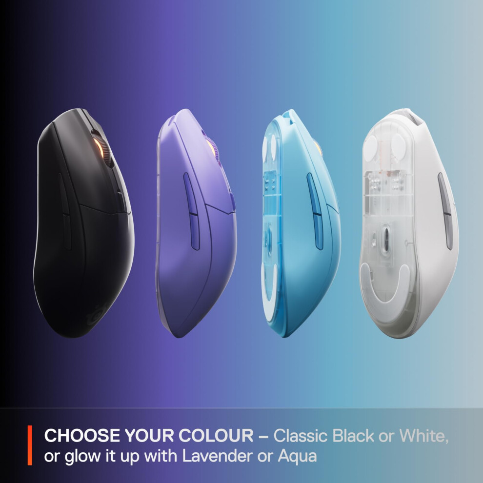 Steelseries Rival 3 Wireless Gen 2 Gaming Mouse - 2.4Ghz And Bluetooth - 18000 Dpi Truemove Air Optical Sensor - 60 Million Click Durability - Light