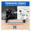 Retro-Bit SEGA Saturn 2.4GHz Wireless Pro Controller for Sega Saturn, Sega Mega Drive Mini, Switch, PC, Mac - Includes 2 Receivers - Black 1
