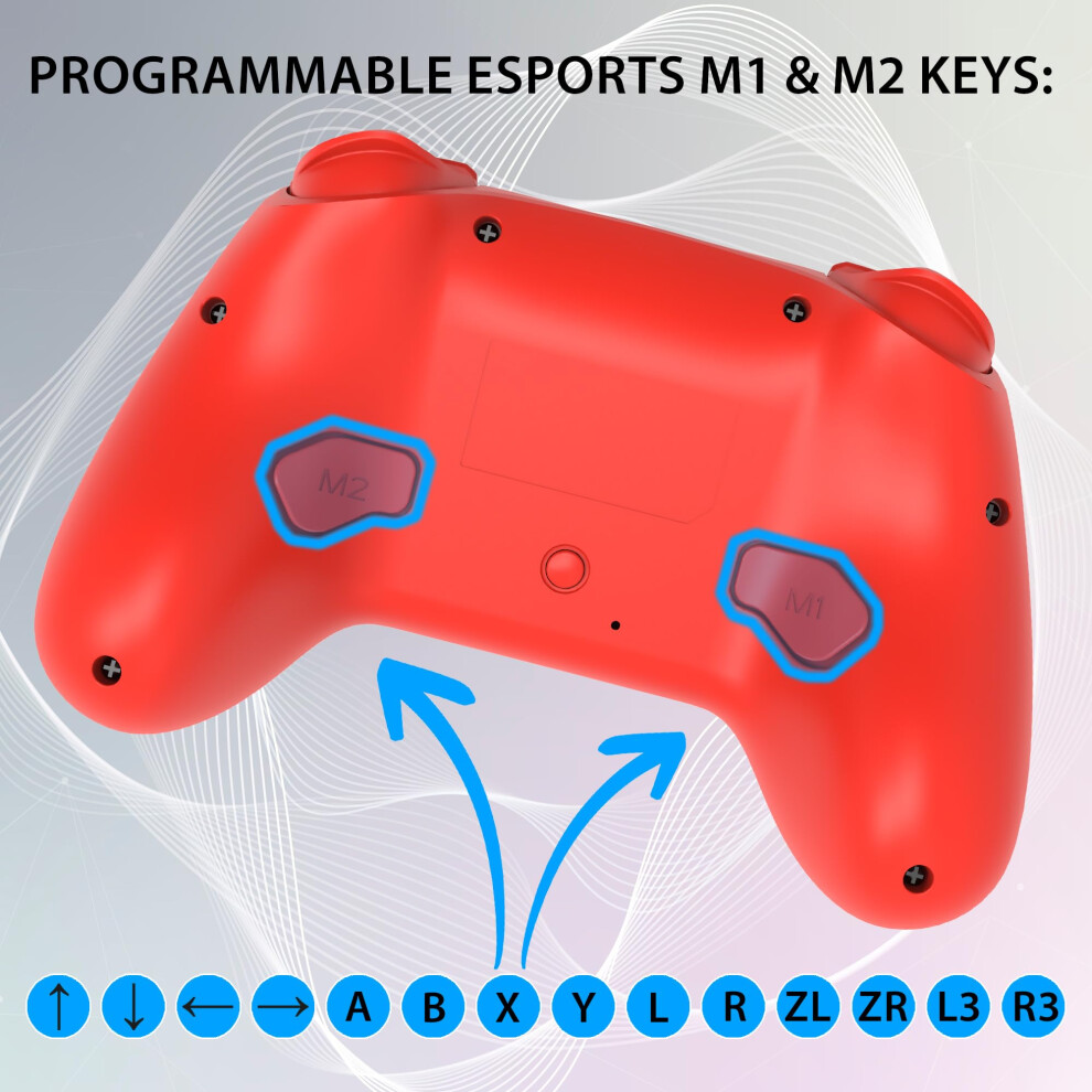 Photos - Console Accessory Subsonic â Wireless Controller for Switch and Switch 2 â Gamepad Bluetooth - Controller with LED, Vibrations ant 6 Axis 