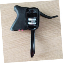 Par de palancas de freno para bicicleta, de aluminio, color negro