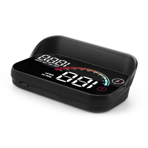 GPS HUD M22  Digital Speedometer  Font Projectoron the Windshield Overspeed Alarm