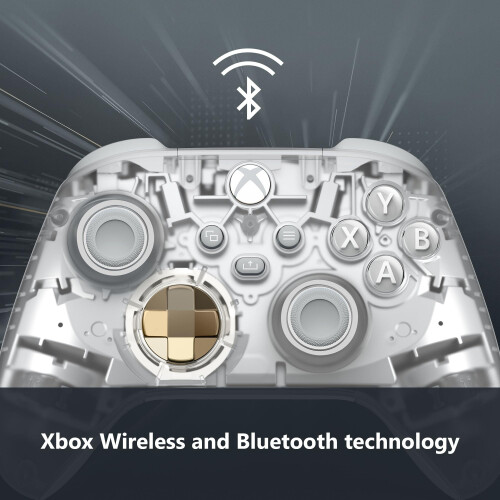 Xbox Xbox Microsoft Wireless Controller Ghost Cipher Special Edition - Wireless & Bluetooth Connectivity - New Hybrid D-Pad - New Share Button - Featuring 2