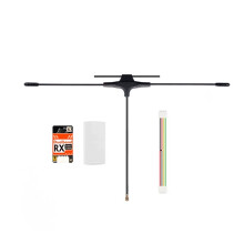 2.4G/915Mhz Dual-Band ELRS Receiver IPEX-1 Connector with T-Type Antenna for RC FPV Long Range Drone