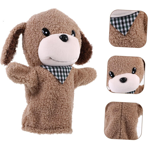 Dog Interactive Toy Interactive Dog Hand Puppet Plush Cartoon Animal Plush 2
