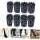 8 Pack Hiking Pole Tip Replacement Trekking Stick Caps Rubber Tip Protector for Hiking Camping 8