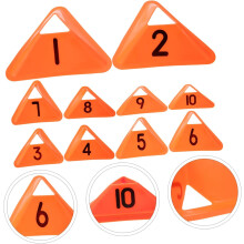 10 kpl Digital Logo Plate Harjoituskartiot Agility Aitat Koripallo Käpyjä Jalkapallo Juna Este Kenttä kartio
