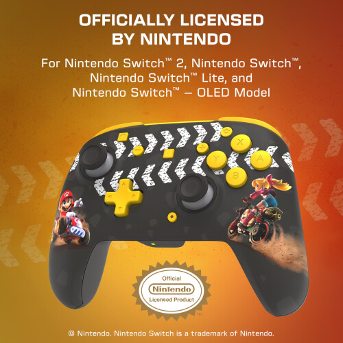 Turtle Beach Turtle Beach Rematch Wireless Controller: Mario Kart World – Officially Licensed for Nintendo Switch 2 1