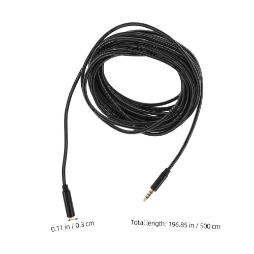 Longest 5m Headphone Wire Cable 3.5mm Audio Cable for Computer Speaker Earphone Headset 1