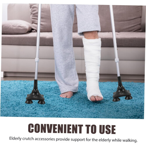 Cane Tips for Walking Sticks Replacement Foot Covers for Crutches Pads 2