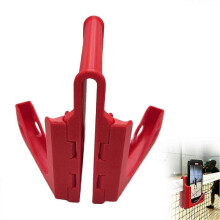 (Red) Folding Tennis & Badminton Net Phone Mount - Portable Camera Holder for Sports Recording